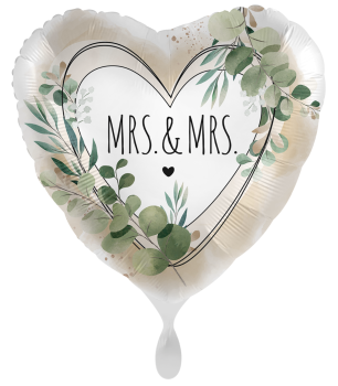 Folienballon - Mrs. & Mrs. - ø 43cm